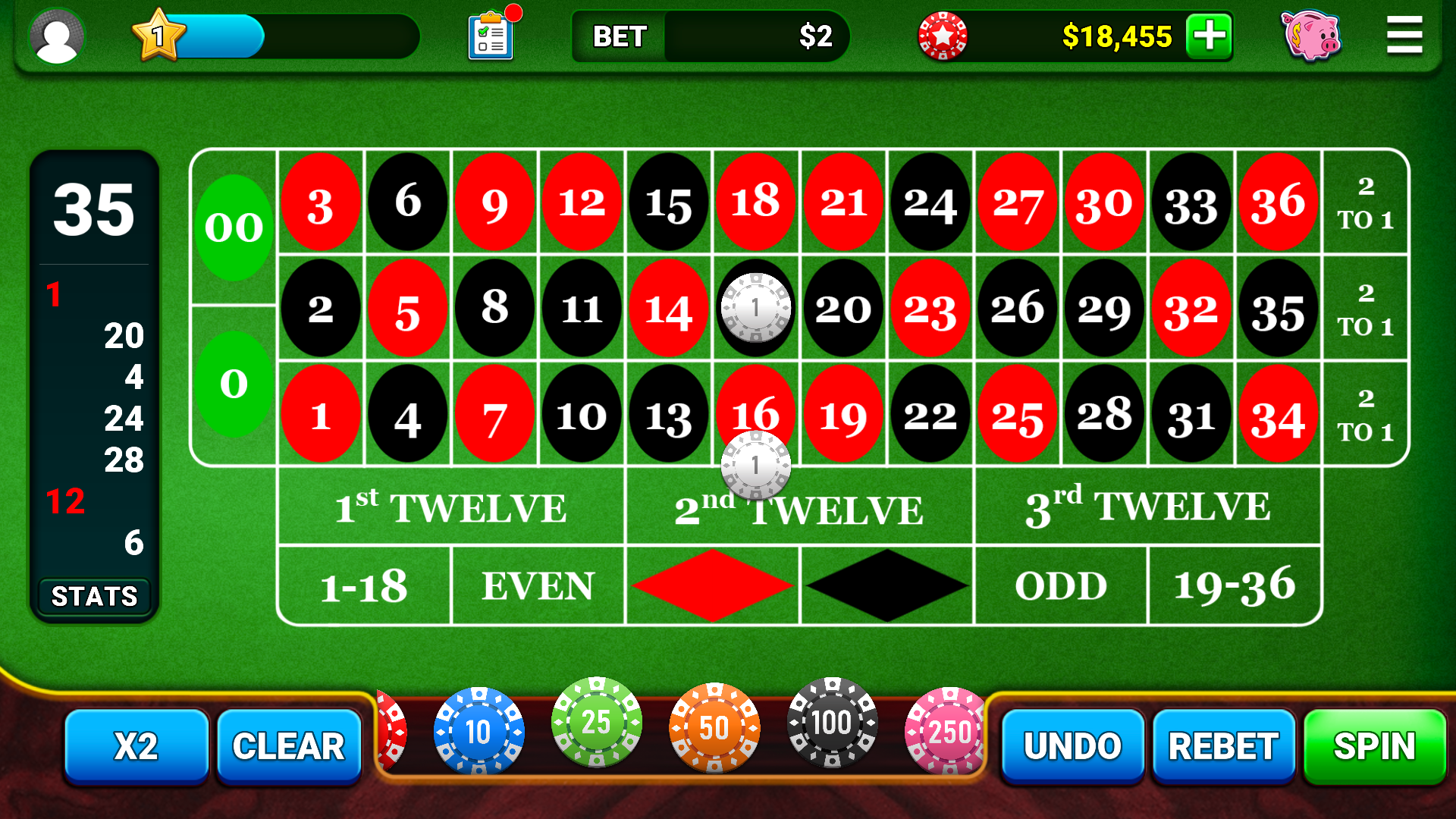 Indibet Roulette Game Online